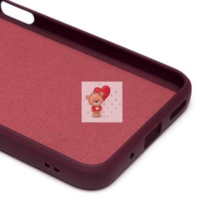 Чехол-накладка для Xiaomi Poco M5 (бордовый) Activ Full Original Design Чехол-накладка для Xiaomi Poco M5 (бордовый) Activ Full Original Design