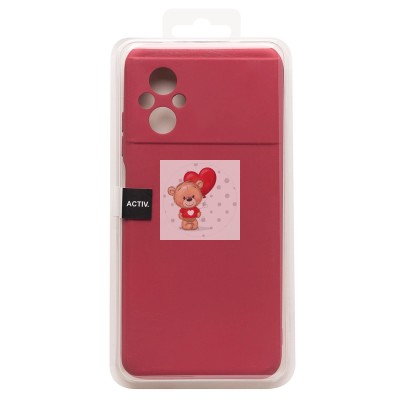 Чехол-накладка для Xiaomi Poco M5 (коралловый) Activ Full Original Design