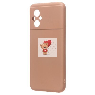 Чехол-накладка для Xiaomi Poco M5 (цвет пыльной розы) Activ Full Original Design