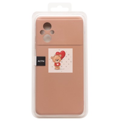 Чехол-накладка для Xiaomi Poco M5 (цвет пыльной розы) Activ Full Original Design