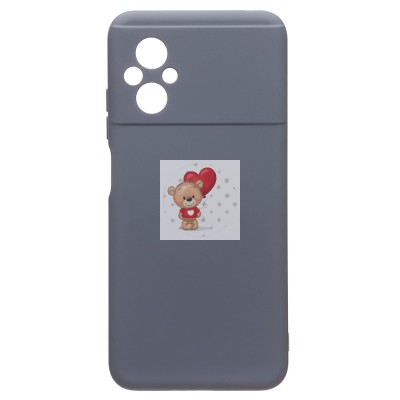 Чехол-накладка для Xiaomi Poco M5 (серый) Activ Full Original Design Чехол-накладка для Xiaomi Poco M5 (серый) Activ Full Original Design