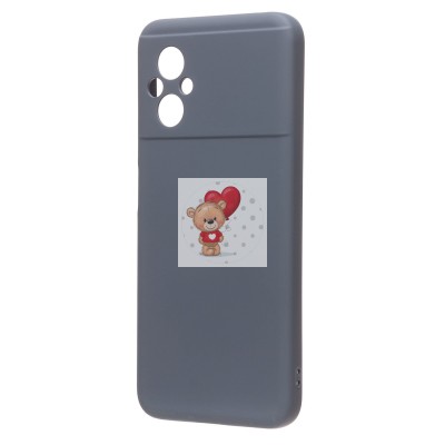 Чехол-накладка для Xiaomi Poco M5 (серый) Activ Full Original Design Чехол-накладка для Xiaomi Poco M5 (серый) Activ Full Original Design