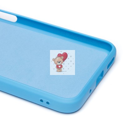 Чехол-накладка для Xiaomi Poco M5 (голубой) Activ Full Original Design