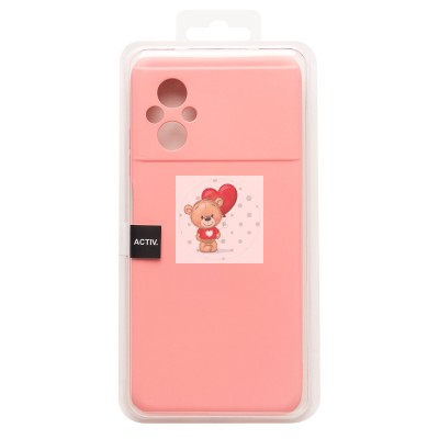 Чехол-накладка для Xiaomi Poco M5 (светло-розовый) Activ Full Original Design