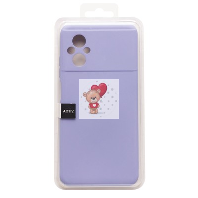 Чехол-накладка для Xiaomi Poco M5 (светло-фиолетовый) Activ Full Original Design