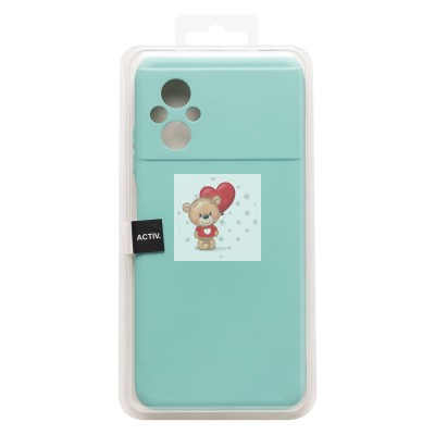 Чехол-накладка для Xiaomi Poco M5 (мятный) Activ Full Original Design