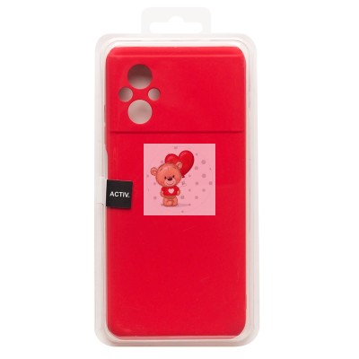 Чехол-накладка для Xiaomi Poco M5 (красный) Activ Full Original Design