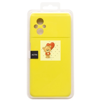 Чехол-накладка для Xiaomi Poco M5 (желтый) Activ Full Original Design