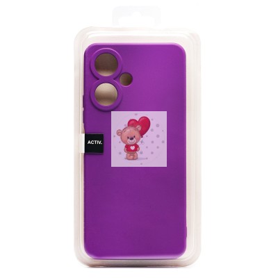 Чехол-накладка для Xiaomi Poco M6 5G/Redmi 13C 5G (фиолетовый) Activ Full Original Design Чехол-накладка для Xiaomi Poco M6 5G/Redmi 13C 5G (фиолетовый) Activ Full Original Design
