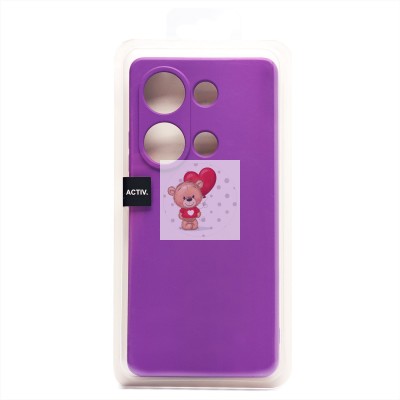 Чехол-накладка для Xiaomi Poco M6 Pro 4G (фиолетовый) Activ Full Original Design Чехол-накладка для Xiaomi Poco M6 Pro 4G (фиолетовый) Activ Full Original Design