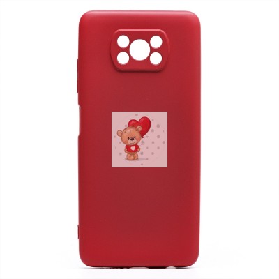 Чехол-накладка для Xiaomi Poco X3 (бордовый) Activ Full Original Design Чехол-накладка для Xiaomi Poco X3 (бордовый) Activ Full Original Design