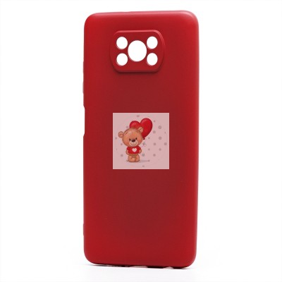 Чехол-накладка для Xiaomi Poco X3 (бордовый) Activ Full Original Design Чехол-накладка для Xiaomi Poco X3 (бордовый) Activ Full Original Design