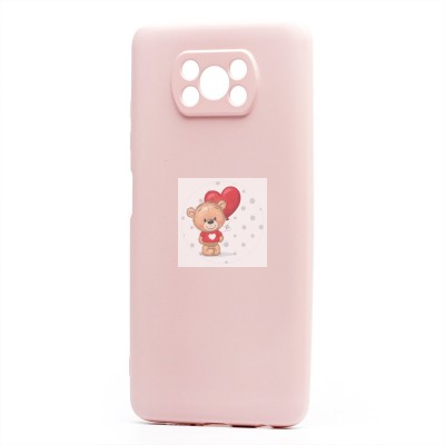 Чехол-накладка для Xiaomi Poco X3 (светло-розовый) Activ Full Original Design