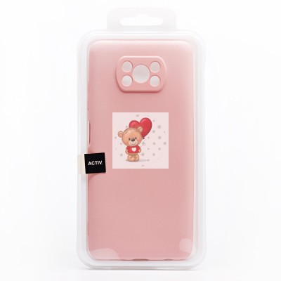 Чехол-накладка для Xiaomi Poco X3 (светло-розовый) Activ Full Original Design