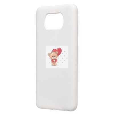 Чехол-накладка для Xiaomi Poco X3 (белый) Activ Full Original Design