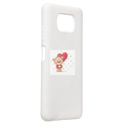 Чехол-накладка для Xiaomi Poco X3 (белый) Activ Full Original Design