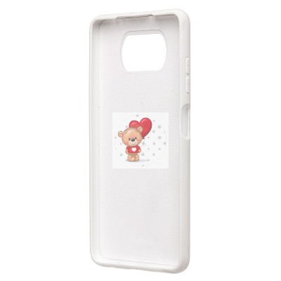 Чехол-накладка для Xiaomi Poco X3 (белый) Activ Full Original Design