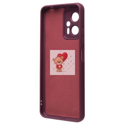 Чехол-накладка для Xiaomi Poco X4 GT (бордовый) Activ Full Original Design Чехол-накладка для Xiaomi Poco X4 GT (бордовый) Activ Full Original Design