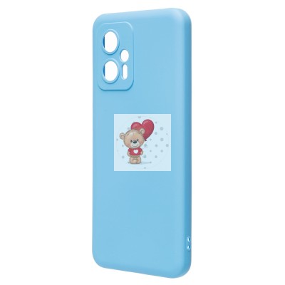 Чехол-накладка для Xiaomi Poco X4 GT (голубой) Activ Full Original Design Чехол-накладка для Xiaomi Poco X4 GT (голубой) Activ Full Original Design