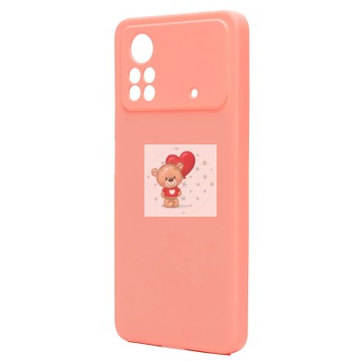 Чехол-накладка для Xiaomi Poco X4 Pro 5G (светло-розовый) Activ Full Original Design