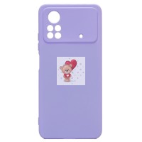 Чехол-накладка для Xiaomi Poco X4 Pro 5G (светло-фиолетовый) Activ Full Original Design