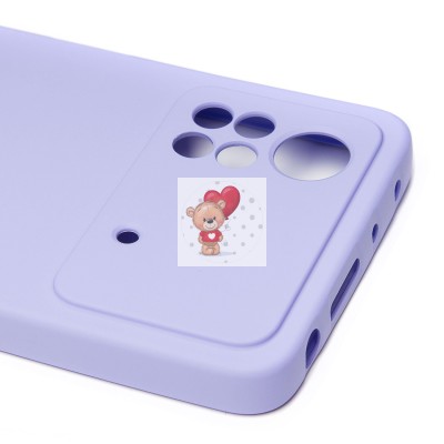 Чехол-накладка для Xiaomi Poco X4 Pro 5G (светло-фиолетовый) Activ Full Original Design