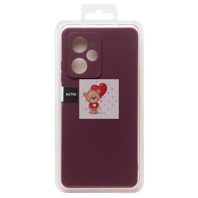 Чехол-накладка для Xiaomi Poco X5 Pro (бордовый) Activ Full Original Design Чехол-накладка для Xiaomi Poco X5 Pro (бордовый) Activ Full Original Design
