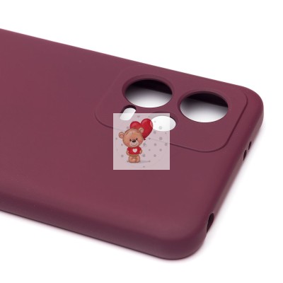 Чехол-накладка для Xiaomi Poco X5 (бордовый) Activ Full Original Design