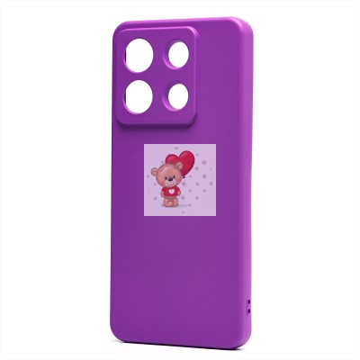 Чехол-накладка для Xiaomi Poco X6 5G (фиолетовый) Activ Full Original Design