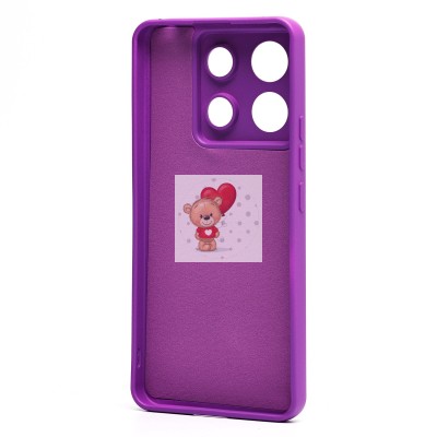 Чехол-накладка для Xiaomi Poco X6 5G (фиолетовый) Activ Full Original Design