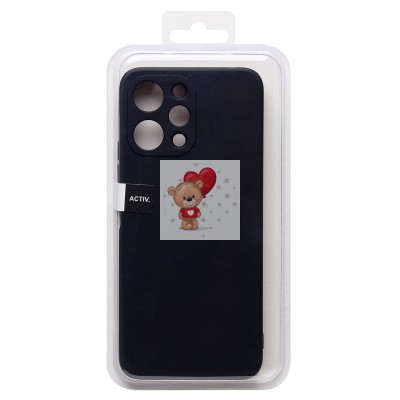 Чехол-накладка для Xiaomi Redmi 12 (черный) Activ Full Original Design Чехол-накладка для Xiaomi Redmi 12 (черный) Activ Full Original Design