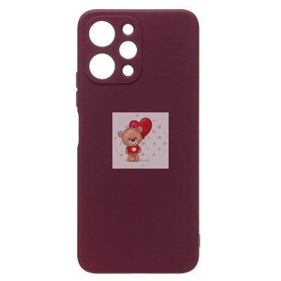 Чехол-накладка для Xiaomi Redmi 12 (бордовый) Activ Full Original Design