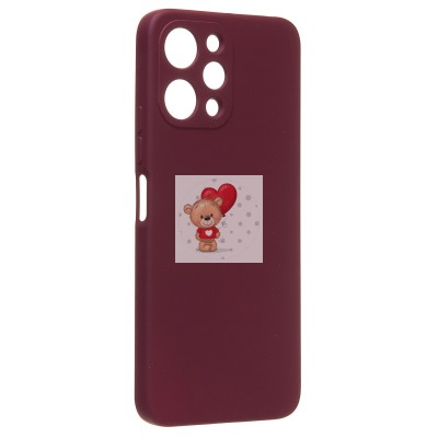 Чехол-накладка для Xiaomi Redmi 12 (бордовый) Activ Full Original Design Чехол-накладка для Xiaomi Redmi 12 (бордовый) Activ Full Original Design