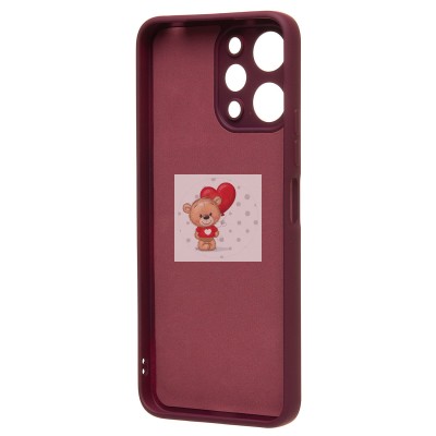 Чехол-накладка для Xiaomi Redmi 12 (бордовый) Activ Full Original Design Чехол-накладка для Xiaomi Redmi 12 (бордовый) Activ Full Original Design