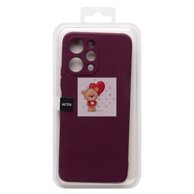 Чехол-накладка для Xiaomi Redmi 12 (бордовый) Activ Full Original Design Чехол-накладка для Xiaomi Redmi 12 (бордовый) Activ Full Original Design