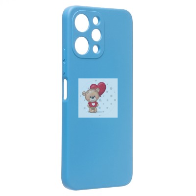 Чехол-накладка для Xiaomi Redmi 12 (голубой) Activ Full Original Design