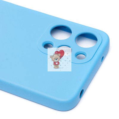 Чехол-накладка для Xiaomi Redmi 12 (голубой) Activ Full Original Design