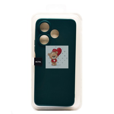 Чехол-накладка для Xiaomi Redmi 13 4G (темно-зеленый) Activ Full Original Design Чехол-накладка для Xiaomi Redmi 13 4G (темно-зеленый) Activ Full Original Design