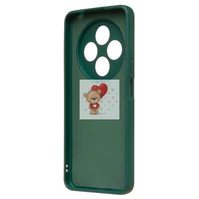 Чехол-накладка для Xiaomi Redmi 14C 4G (темно-зеленый) Activ Full Original Design