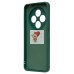 Чехол-накладка для Xiaomi Redmi 14C 4G (темно-зеленый) Activ Full Original Design