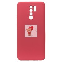 Чехол-накладка для Xiaomi Redmi 9 (бордовый) Activ Full Original Design