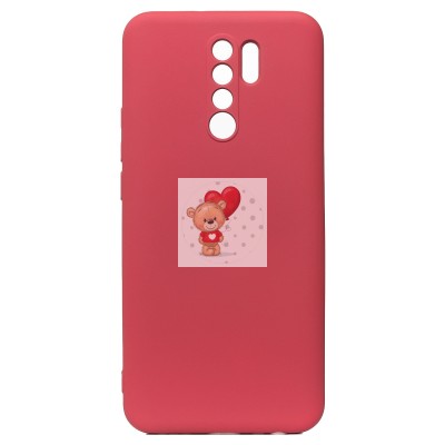 Чехол-накладка для Xiaomi Redmi 9 (бордовый) Activ Full Original Design Чехол-накладка для Xiaomi Redmi 9 (бордовый) Activ Full Original Design