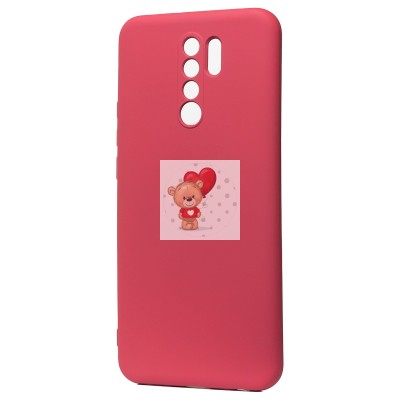 Чехол-накладка для Xiaomi Redmi 9 (бордовый) Activ Full Original Design Чехол-накладка для Xiaomi Redmi 9 (бордовый) Activ Full Original Design