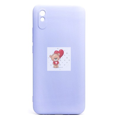 Чехол-накладка для Xiaomi Redmi 9i (светло-фиолетовый) Activ Full Original Design