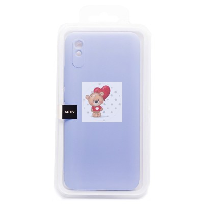 Чехол-накладка для Xiaomi Redmi 9i (светло-фиолетовый) Activ Full Original Design