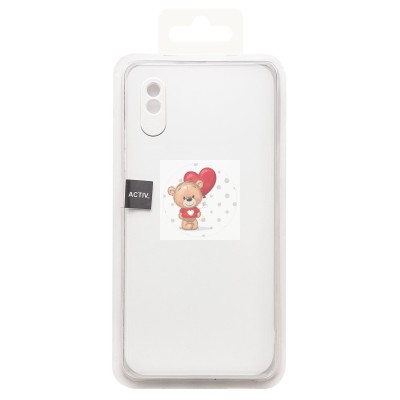 Чехол-накладка для Xiaomi Redmi 9i (белый) Activ Full Original Design