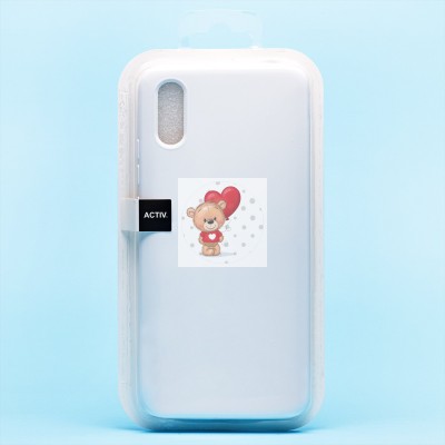 Чехол-накладка для Xiaomi Redmi 9i (белый) Activ Full Original Design