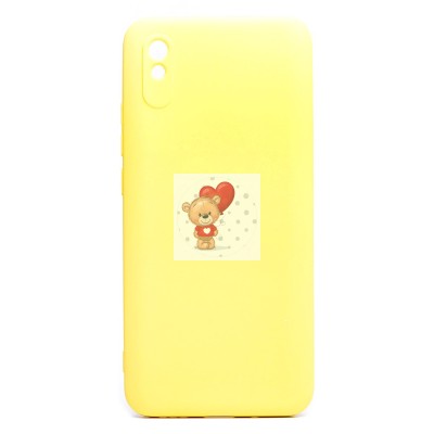 Чехол-накладка для Xiaomi Redmi 9i (желтый) Activ Full Original Design