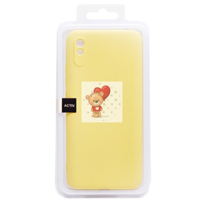 Чехол-накладка для Xiaomi Redmi 9i (желтый) Activ Full Original Design