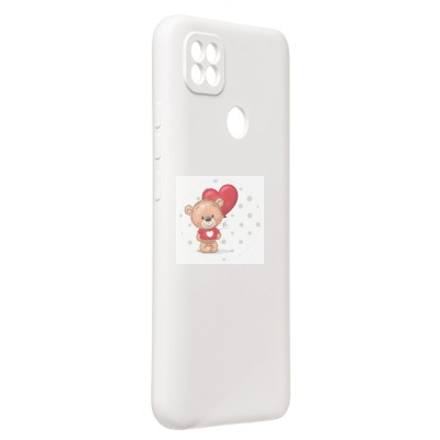 Чехол-накладка для Xiaomi Redmi 9C (белый) Activ Full Original Design